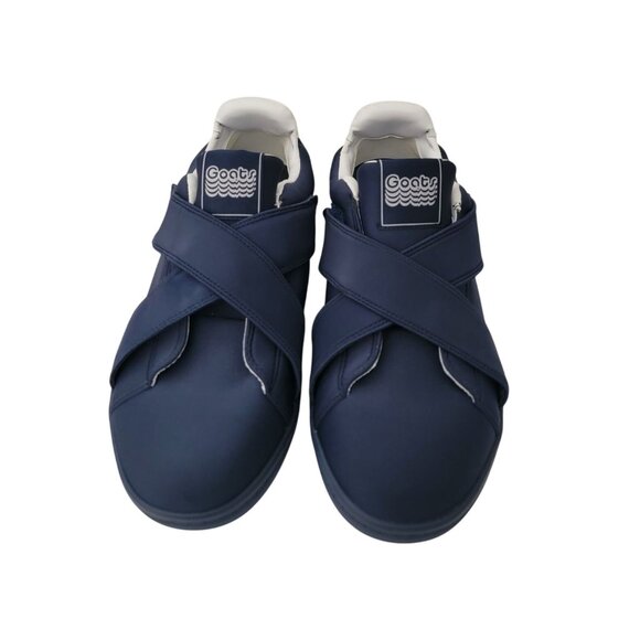 GOATS 717 Navy Blue Adjustable Crisscross Fabric Sneakers Shoes Men's Size 11 - Picture 2 of 8